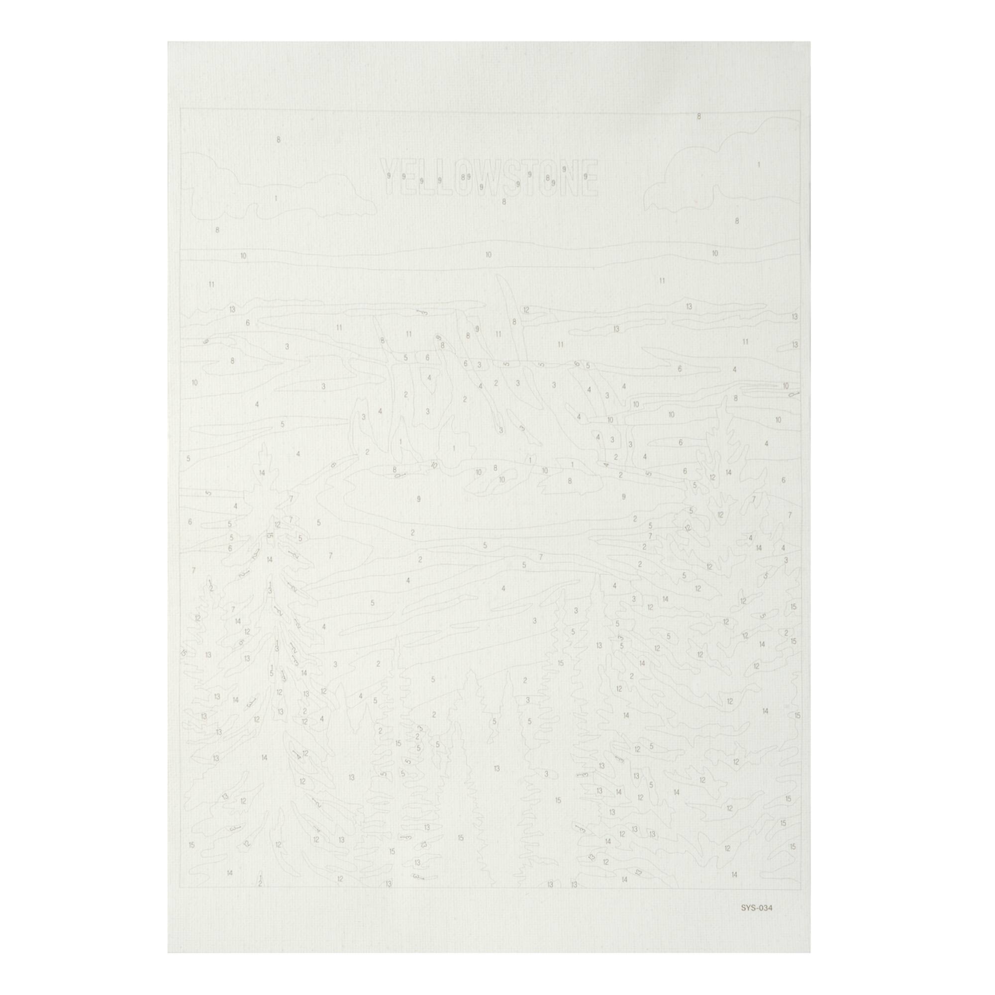 Yellowstone Paint-by-Number Kit by Artist's Loft®